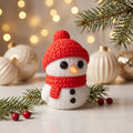 Boneco de Neve Decorativo — Figura de Natal em Impressão 3D
