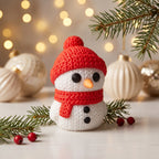 Boneco de Neve Decorativo — Figura de Natal em Impressão 3D