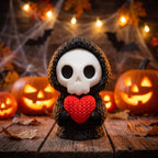 Mini Morte Halloween com coração