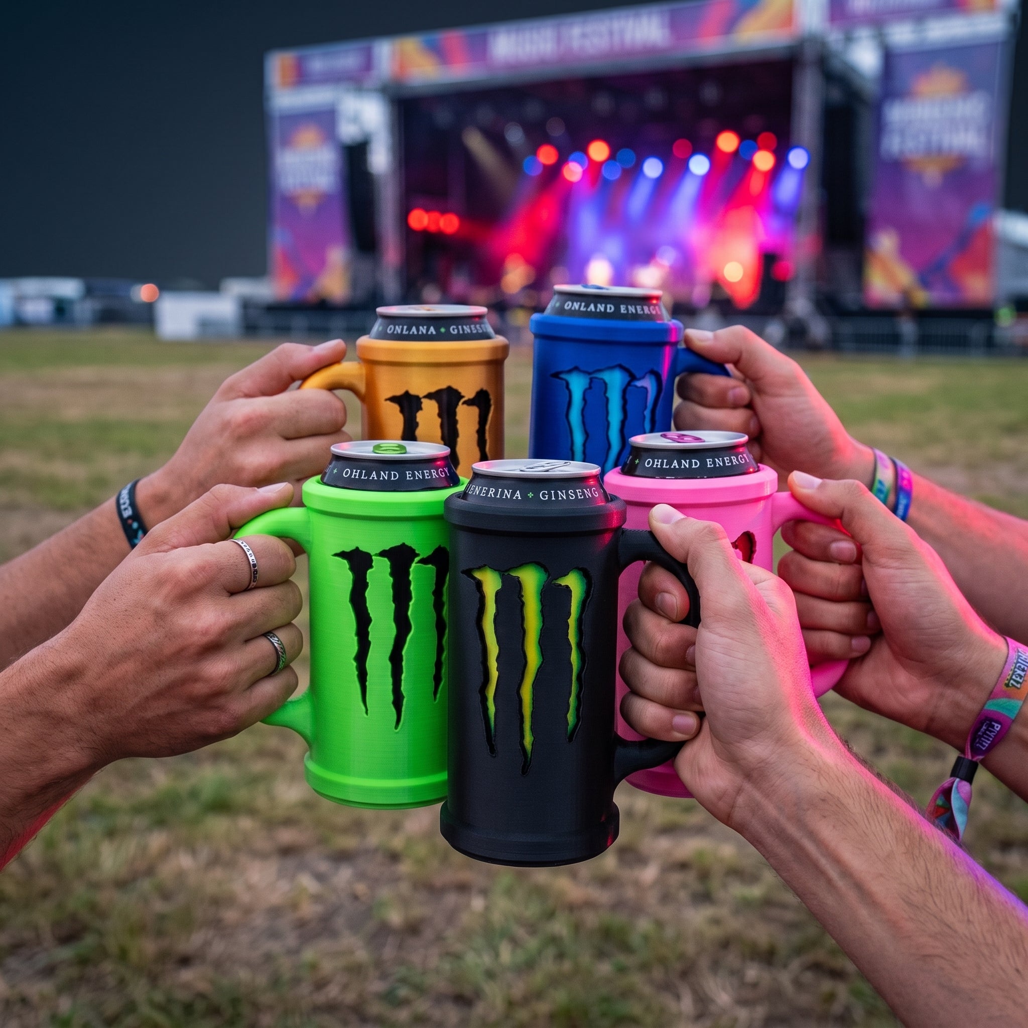 Porta Latas Monster
